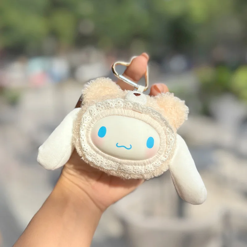 Nuevo Modelo de Llavero de Peluche de Hello Kitty y Kuromi, Serie de Osos, Decoración de Escritorio, Regalo de Cumpleaños