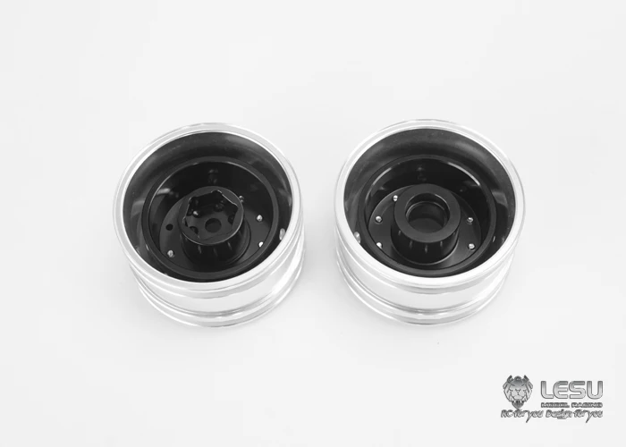 RC Toy Car Aluminum Alloy Front Wheel Hub for 1/14 Tamiya RC Truck Tipper SCANIA R620 VOLVO 750 ACTROS BENZ MAN DIY Modification