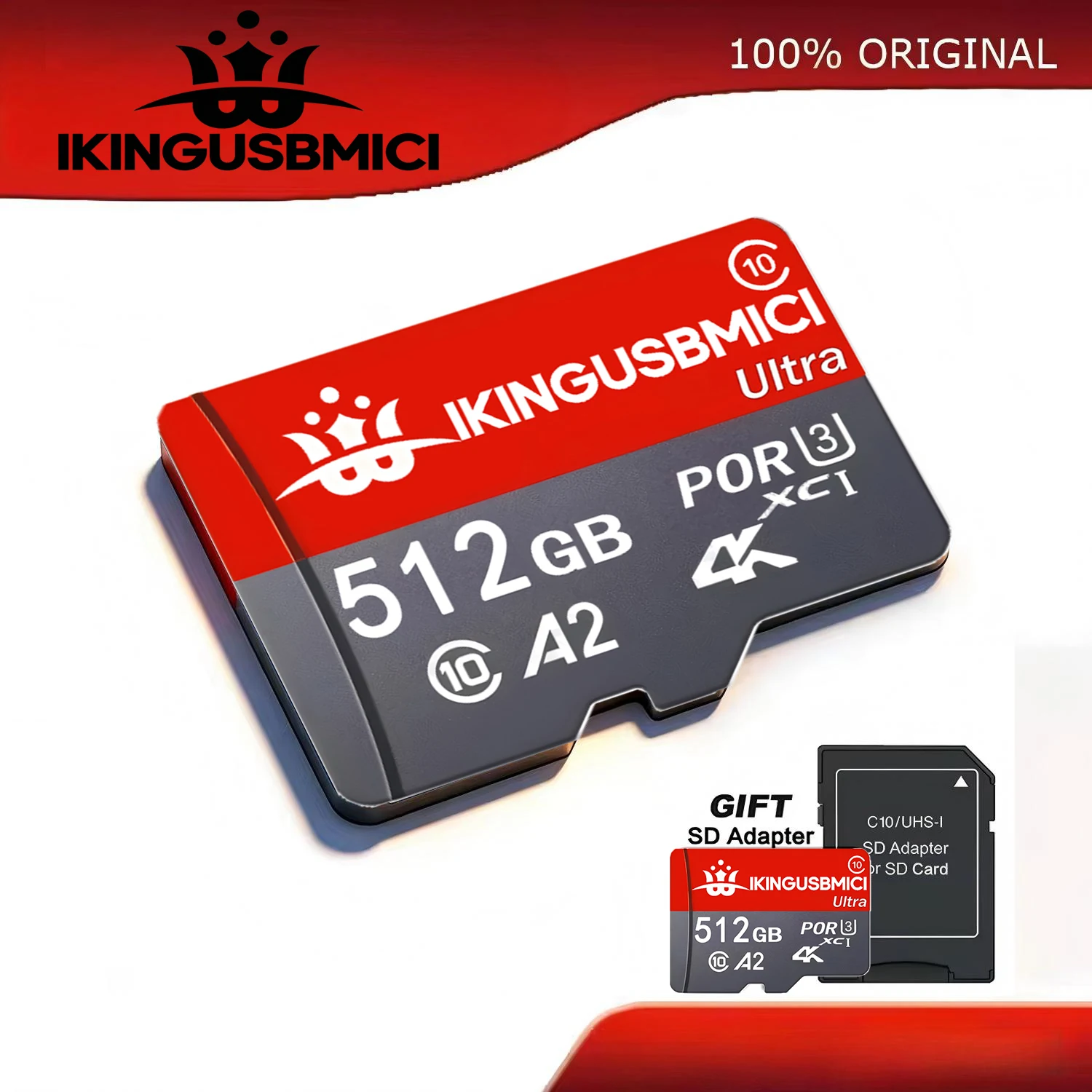 256GB 32GB 512GB Pro Memory Card SD Cards TF Cards Micro TF SD Card V30 UHS-I for Drone/Smart TV/Nintendo Switch/GPS/PC Mac