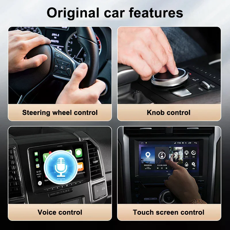 2 in 1 ミニCarPlayボックス ワイヤレスCarPlay Android Autoアダプター 有線からワイヤレスへ Kia MG Opel VW Hyundai対応