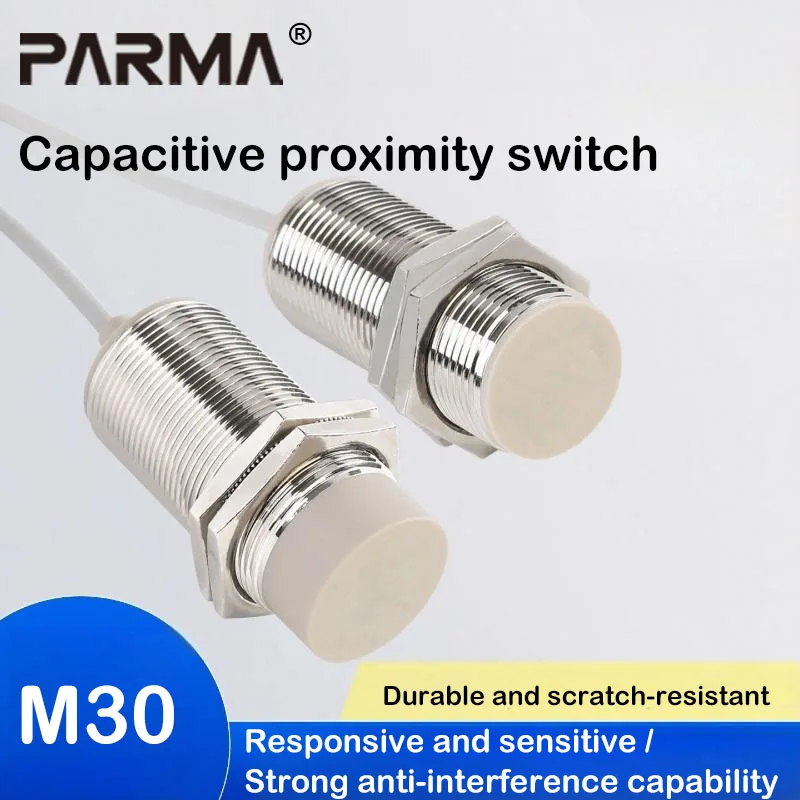 M30 Capacitive Proximity Switch Sensor M30-20DN Liquid Level Feed Three-wire NPN Normally Open 12/24V