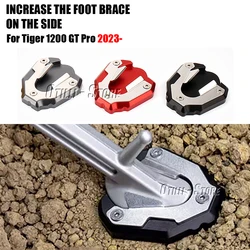 For TIGER 1200 GT PRO 2023 Side Stand Parking Rack Cover Foot Support Motorcycle Accessories Kickstand For Tiger 1200 Gt Pro