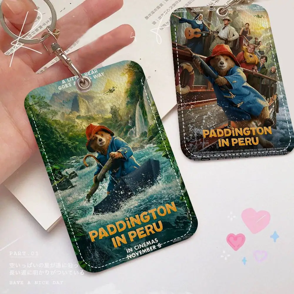 حامل شخصي لفيلم الأطفال الكلاسيكي P-Paddington مناسب لبطاقة البنك، والمترو الأنفاق، وبطاقة محفظة بطاقة الحافلة #3