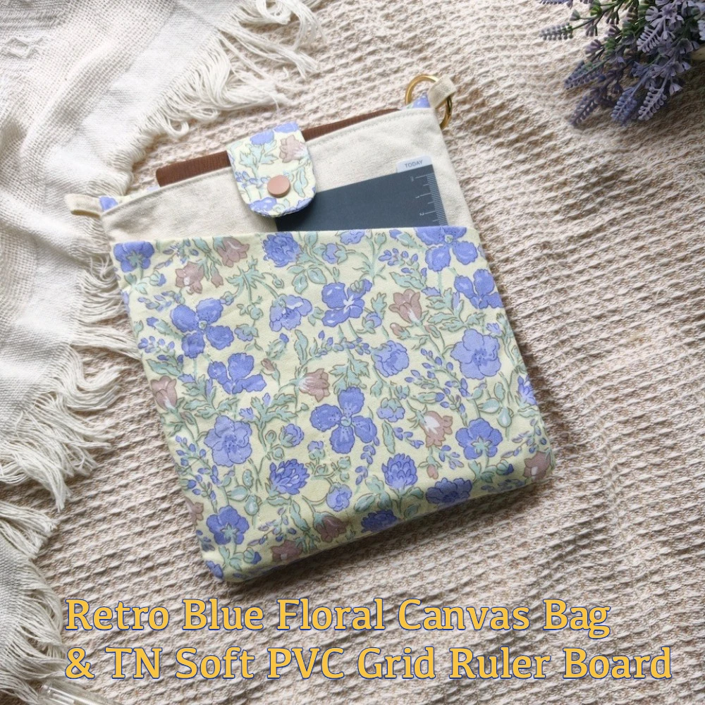 bolsa-organizadora-retro-azul-floral-de-lona-para-viagem-caderno-planejador-e-armazenamento-de-materiais-de-papelaria-para-uso-diario