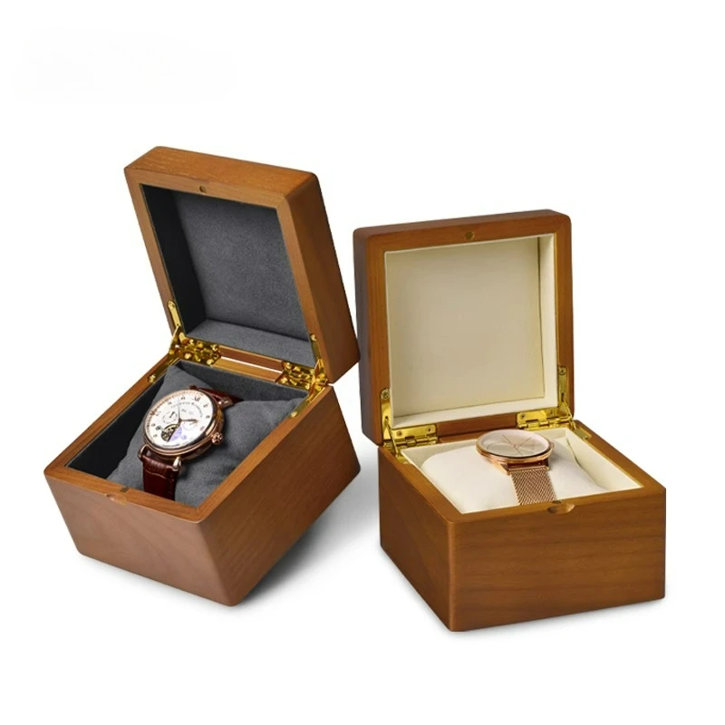 

High end solid wood watch storage box, exquisite jewelry watch box, portable watch storage display box