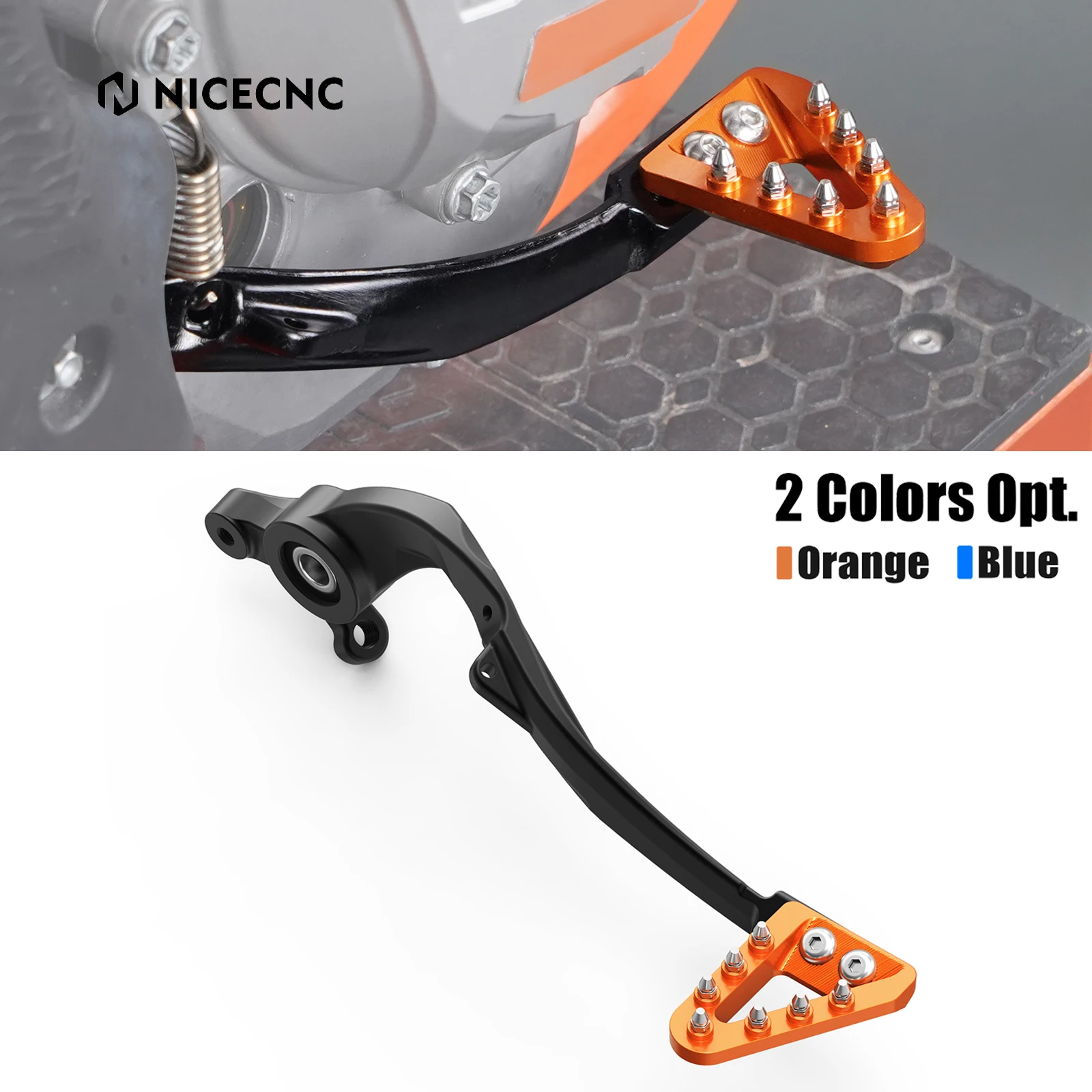 

For KTM EXC 300 TPI EXCF 450 SX 125 SXF 250 SXF 450 XC XCF XCW Six Days 2017-2025 Forged Brake Pedal Lever For Husqvarna TE 300