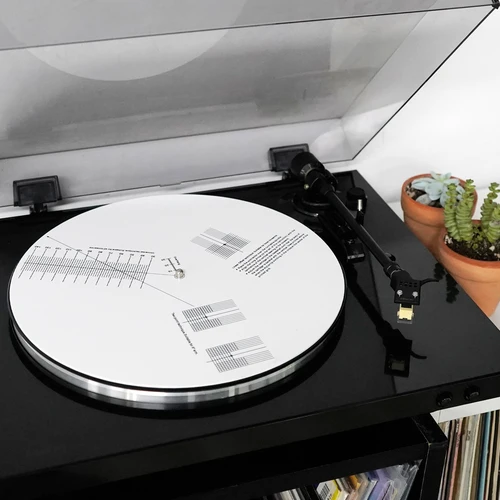 Imagen 2 del producto Disco de calibración antideslizante, transportador de alineación de cartuchos de fonógrafo, reproductor de discos, ajuste de tocadiscos