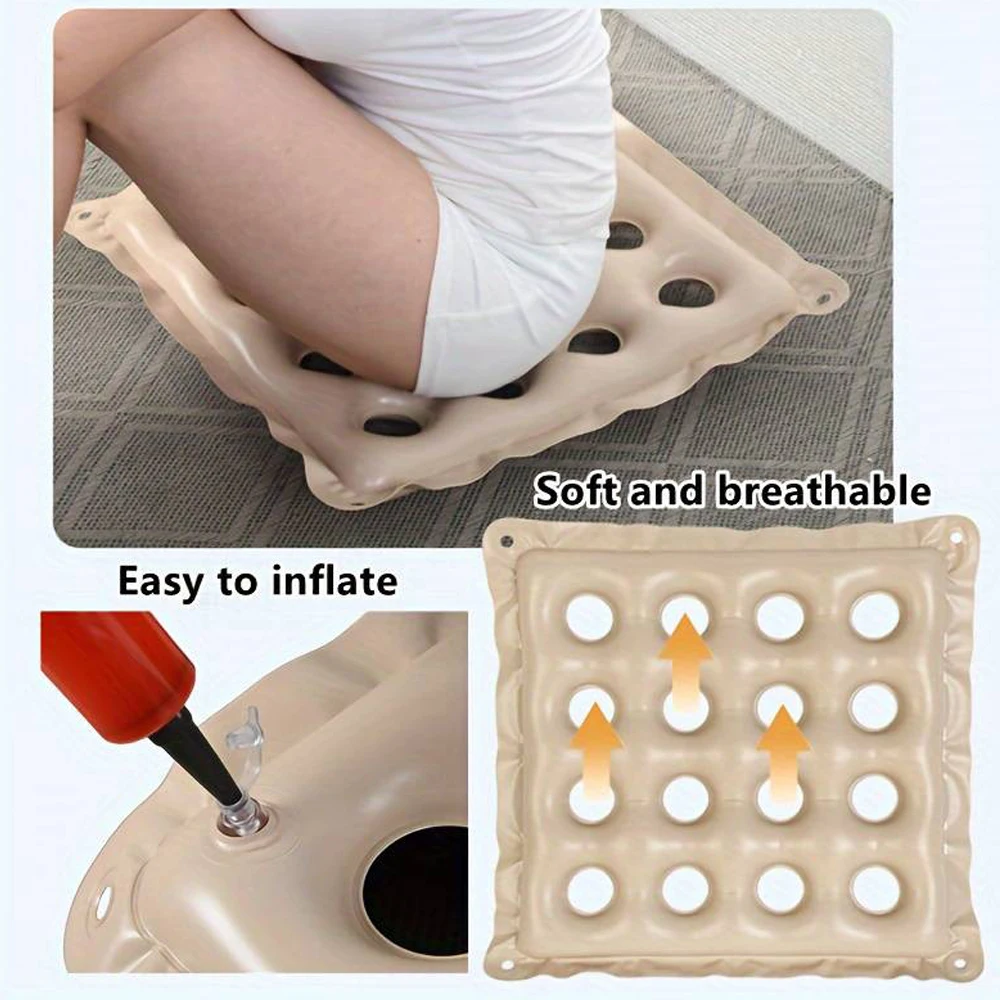 Air Pillow Seat Cushion for Hemorrhoids,Sciatica & Hip & Coccyx Desk Chair Cushion for Long Sitting Office Worker, Car Driver