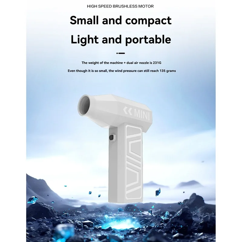 

A88X Violent Fan Mini Turbo Jet Fan Вентиляторы с зарядкой скорости ветра Супермощный турбовентилятор