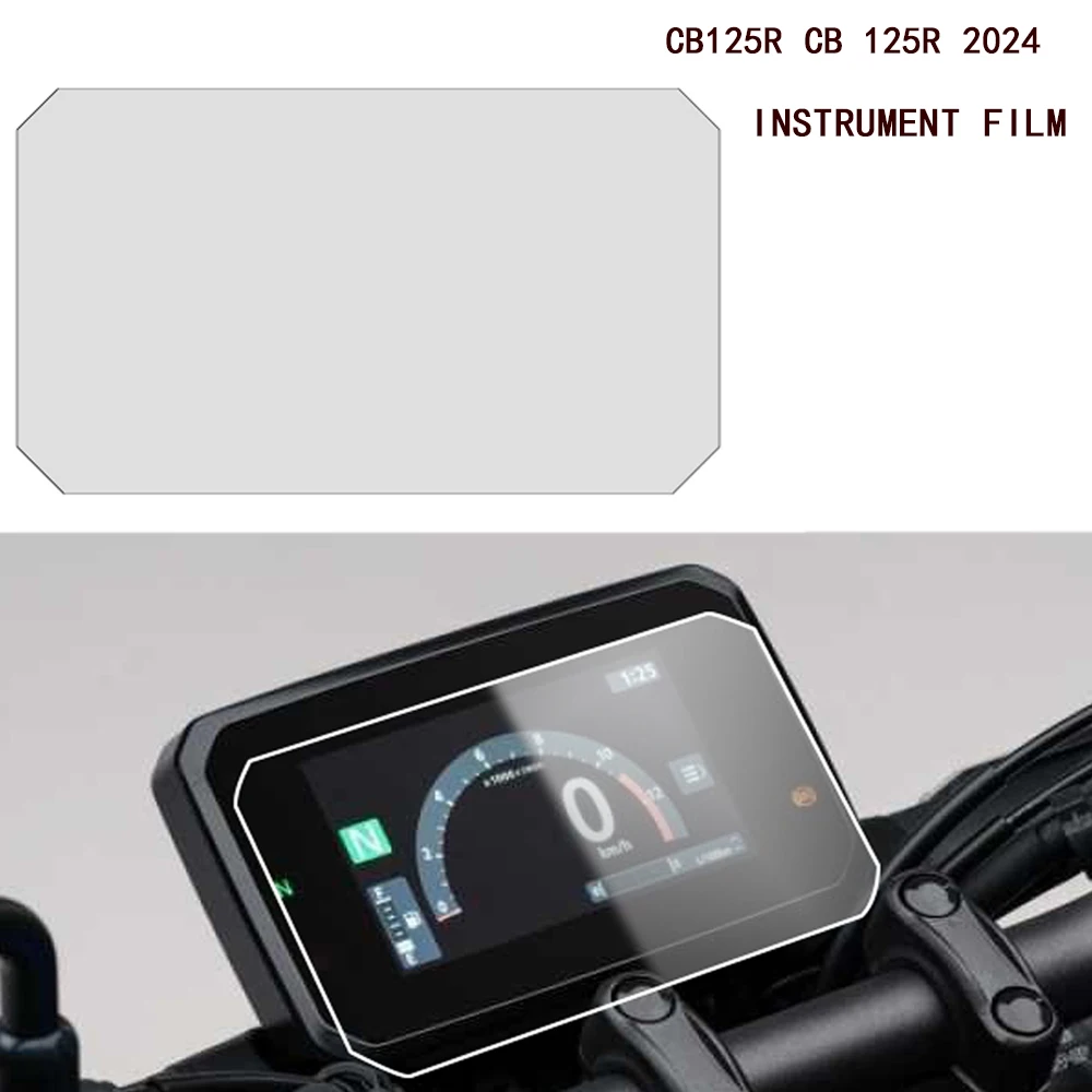For Honda Cb125R Cb 125R 2024 New Motorcycle Accessories Scratch Cluster Screen Dashboard Protection Instrument Film