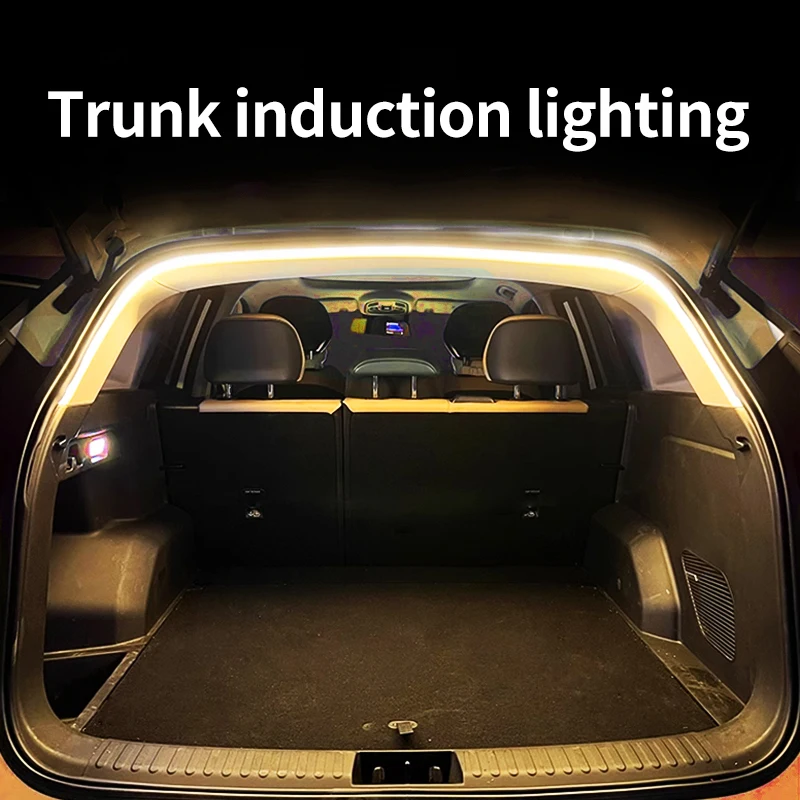 ADEA Car High Brightness Trunk Lighting Ambient Light Interior Decoration Led Wiring Free Automatic Sensing Tailgate Strip