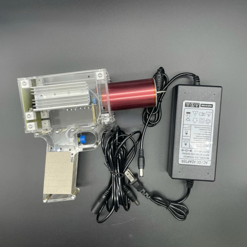 Port10/13cm Electric Arc Scientific Experiment Toy High Voltage Generator Fun Arc able Hand-held Tesla Coil Artificial Lightning