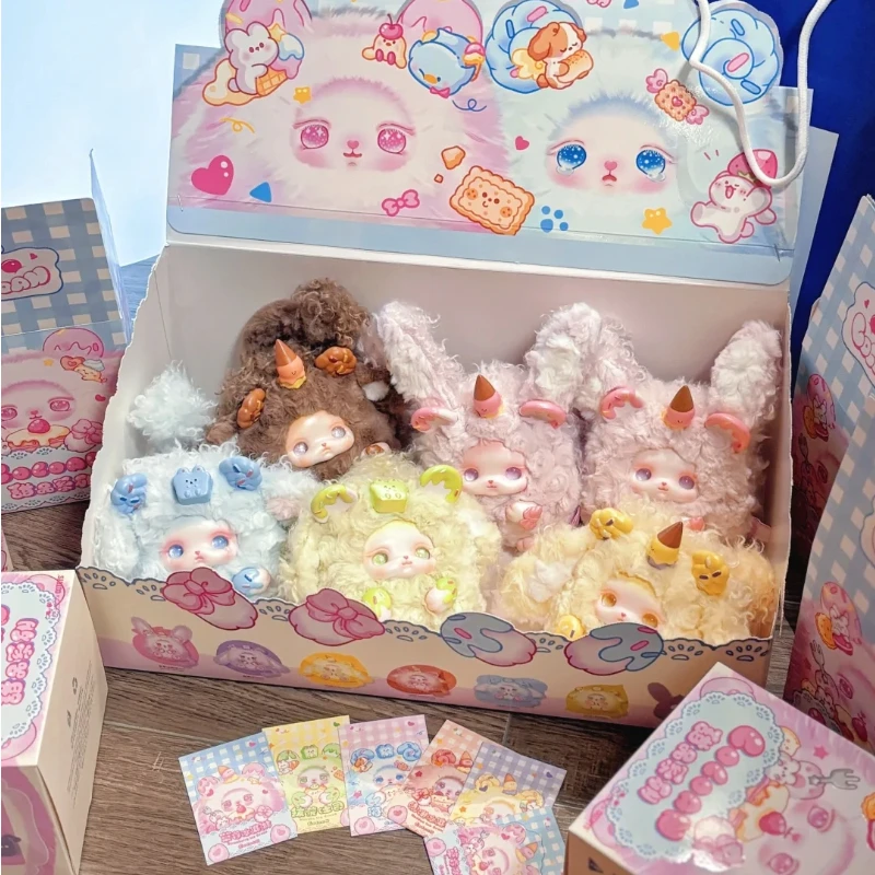 

Loloan Dessert Series Trendy Plush Mysterious Blind Box Cute Suitable For Desktop Collection Decorative Items For Christmas Gift