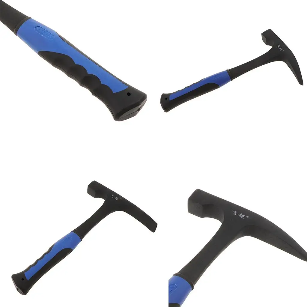 Geology Prospecting Hand Tool Steel Rock Pick Hammer for Field Study and Mining Exploration