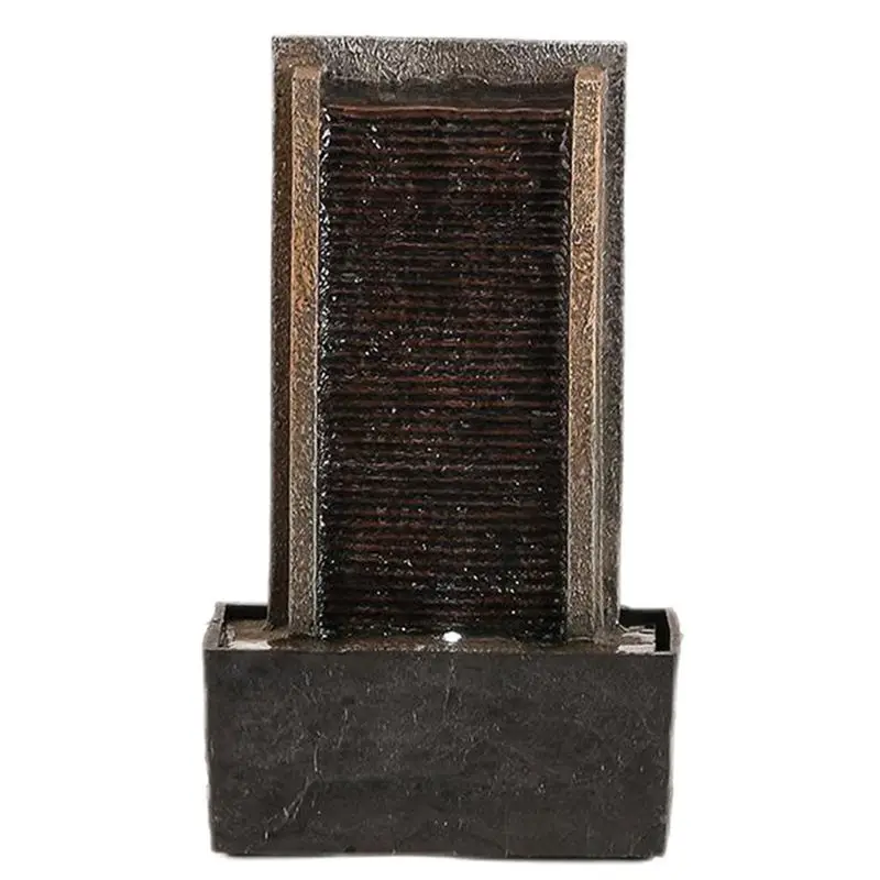 A36T-USB-Powered Desktop Waterfall Fountain, 1Pc Indoor Relax Water Feature Suitable For Home Office Bedroom Decor