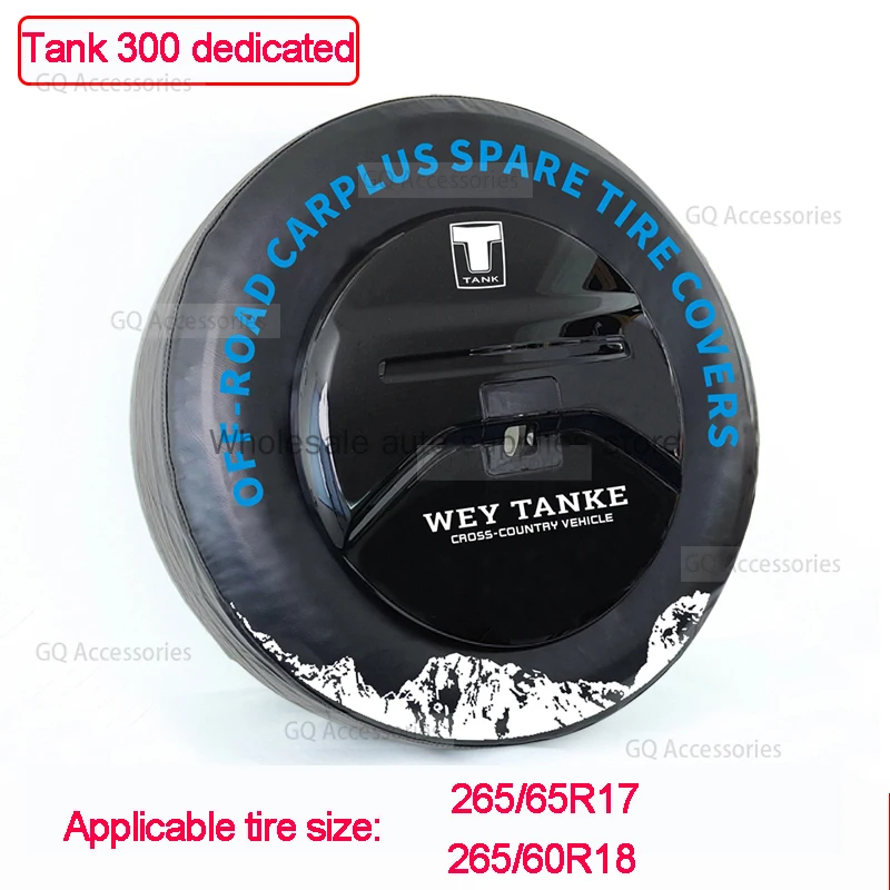 For WEY GWM Tank 300 Spare Tire Cover TANK 300 Retrofit and Upgrade Special Protective Cover Accessories 2021 2022 2023 2024