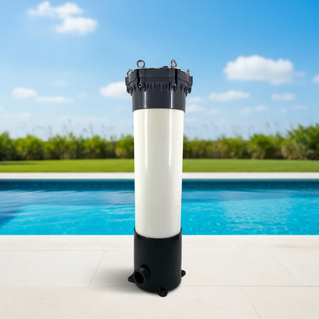 

9DC2-B UPVC Pressure Vessel Cartridge Filter Housing Industrial Water Treatment Filters For Manufacturing Plants