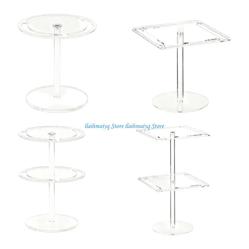 

573B Quick Assembly Acrylic Eyeglass Stand Holder Saves Desktop Space Stable Design