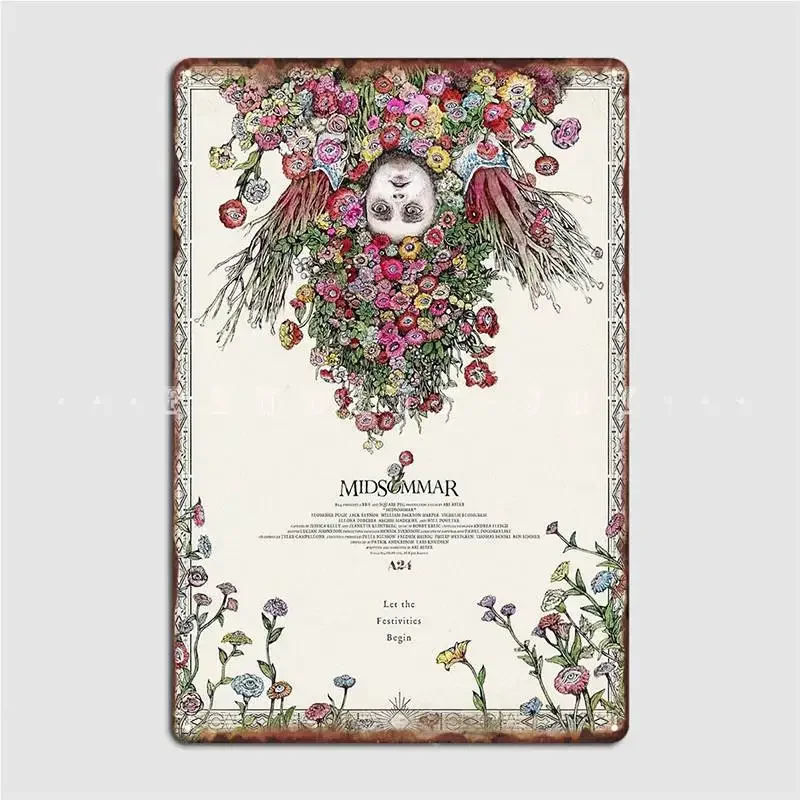 Midsommar Japanese Film Metal Plaque Poster Club Party Club Bar Custom Poster Tin Sign Poster