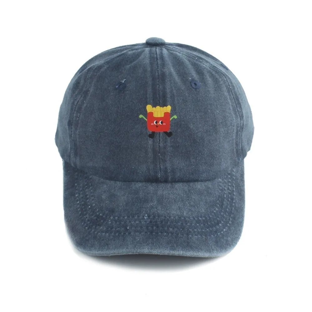 

Fashion Adjustable Baseball Cap Cartoon Breathable Snapback Cap Solid Color Sun Protection Duck Tongue Hat for Children 2-6Y