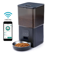 6L Smart WIFI Control Automatic Dog Feeder APP Pet Food Dispenser Timing Voice Products