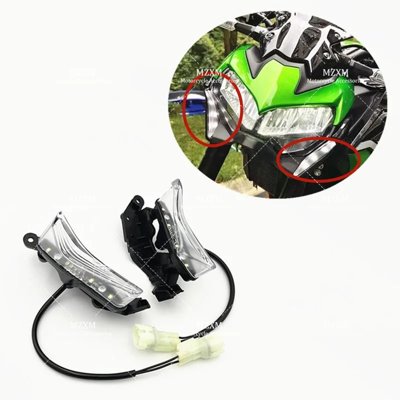 

Z 900 2020-22 Motorcycle LED Front Daytime Running Lights Headlight Left Right Headlamp Assembly Fit For KAWASAKI Z900 2020-2022