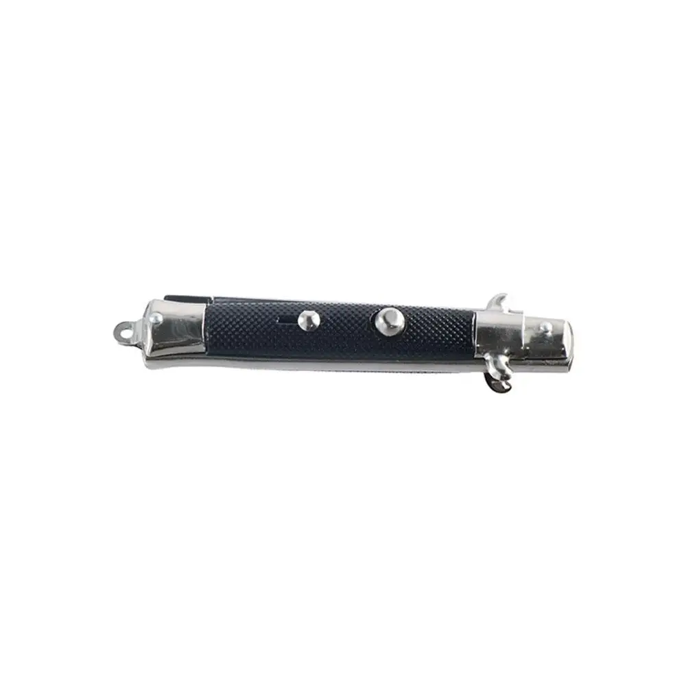 Oil Head Pet Modelling Press Button Switch Steel Pocket Clip Folding Spring Comb Moustaches Comb Hair Styling  Accessories