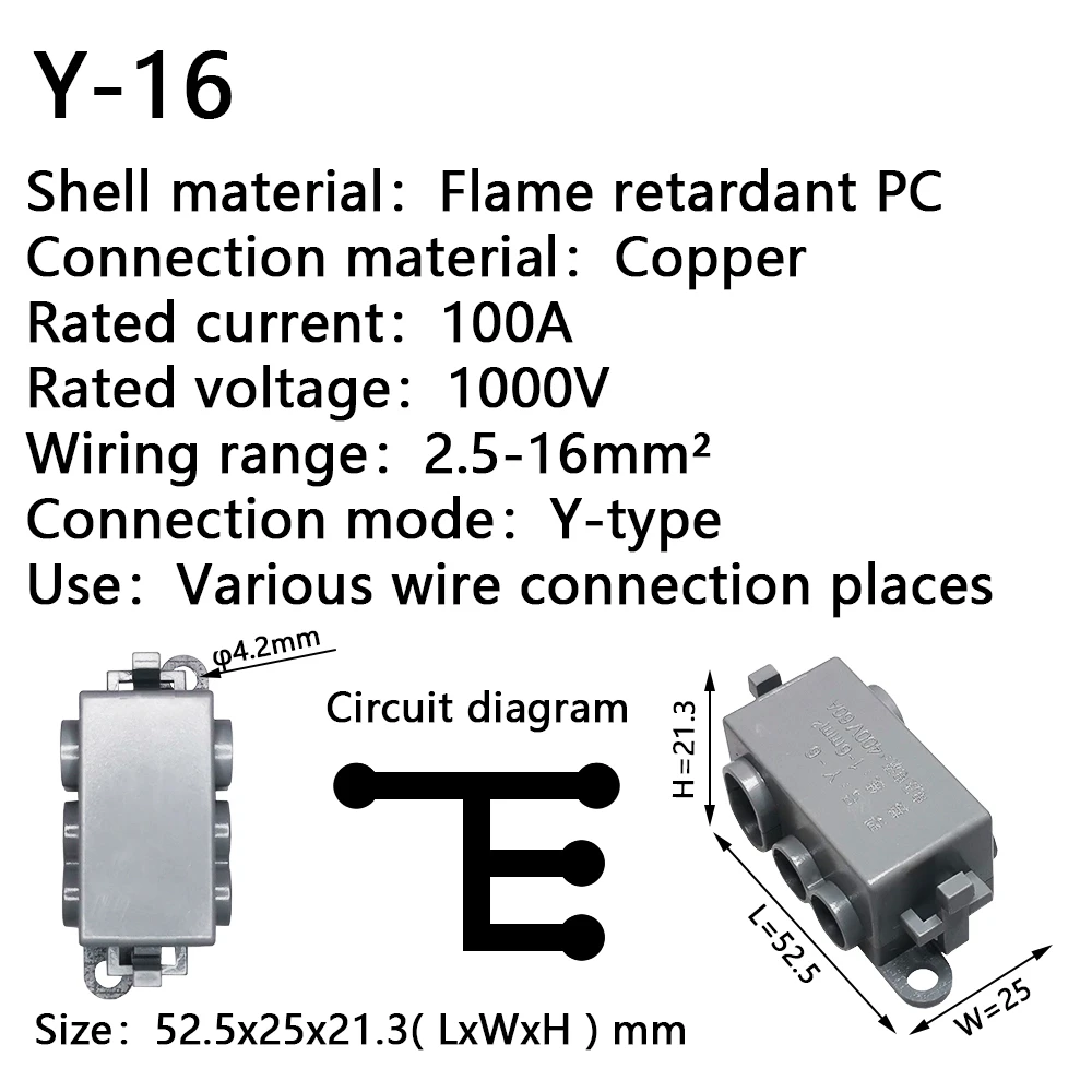 High Power Splitter Quick Wire Connector Terminal Block Electrical Cable Junction Box Connectors