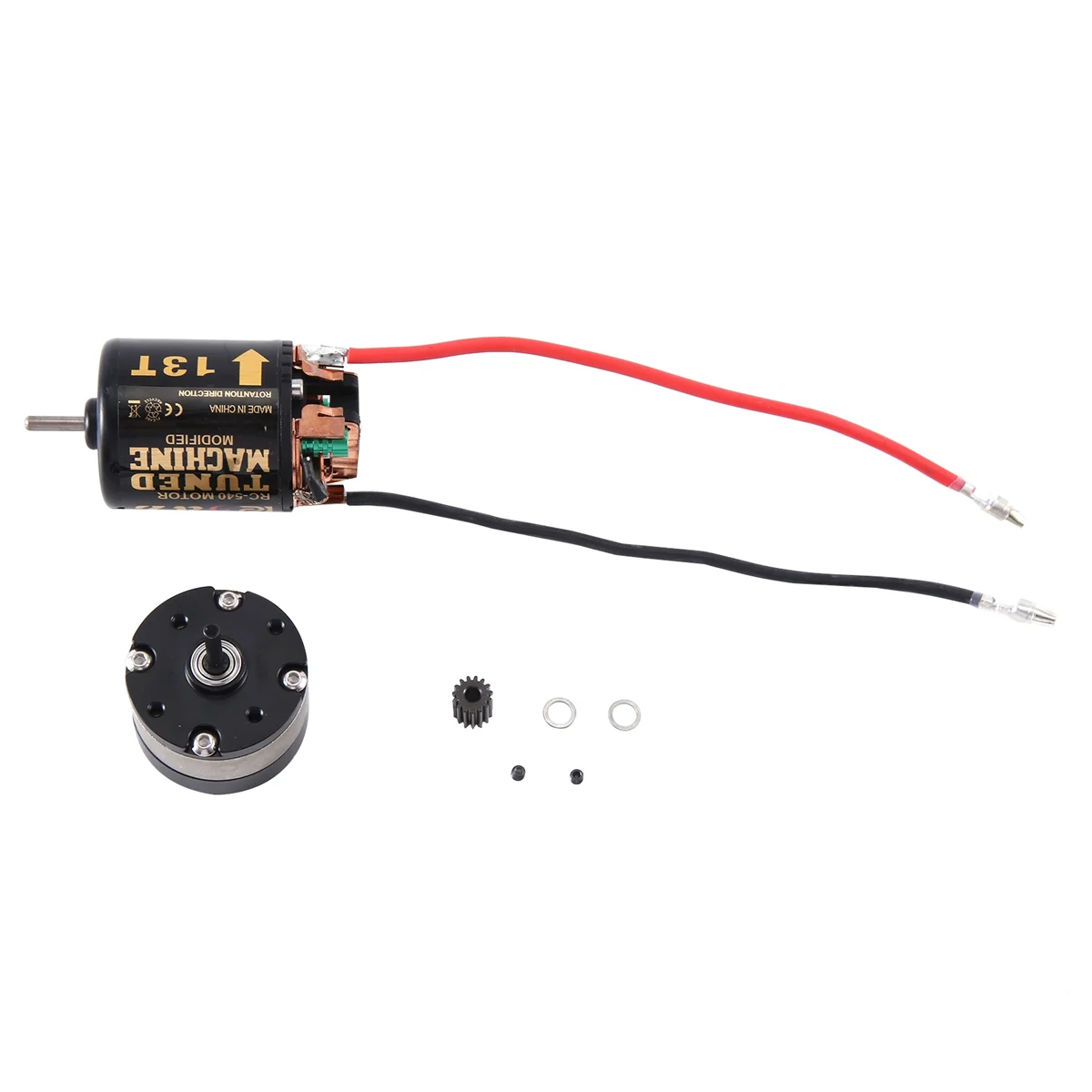 RCXAZ 540 Brushed Motor and 1: 4.2 Ratio Reducer Planetary Gearbox for 1/10 RC Crawler Car Axial SCX10 TRAXXAS TRX4, 13T