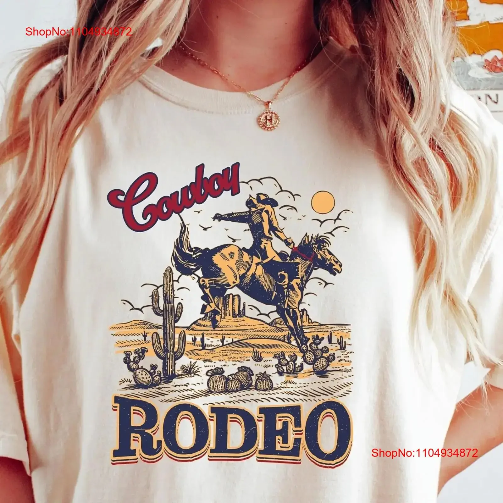 

Rodeo 90s Cowboy T Shirt 2000s Western Retro Cool Relaxed Adult Wild West vintage Washed graphic Stylish streetwear Slightly