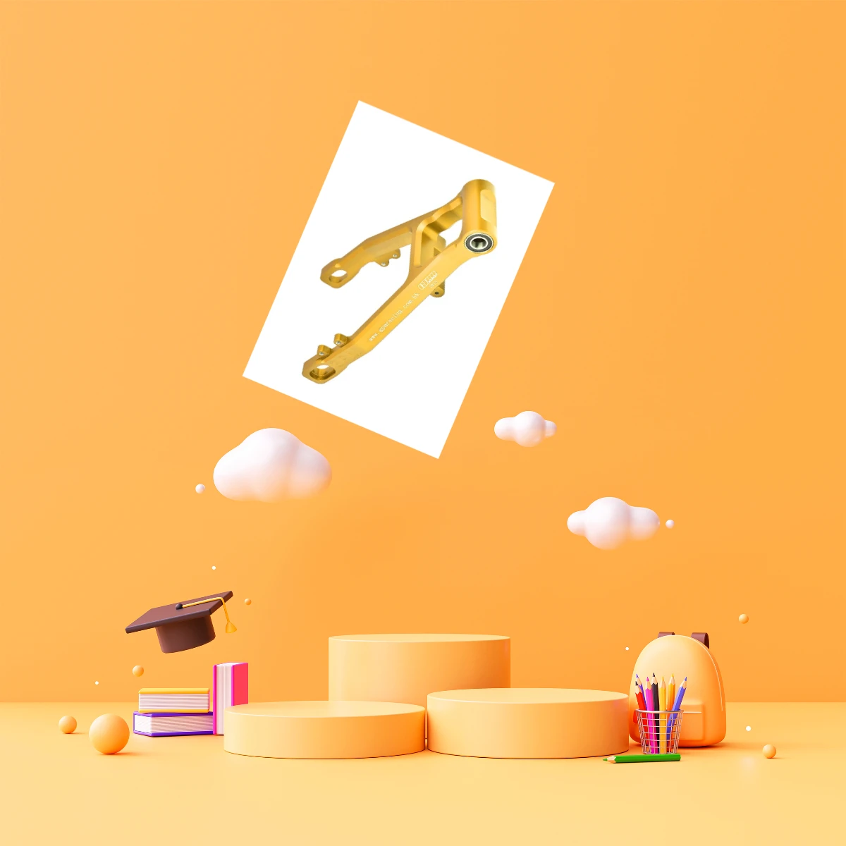 

GPM LOSI 1/4 Promoto MX SM RTR-LOS-2272.LOS-2310 Alloy 7075 Rear Swing Arm Larger Inner Bearings