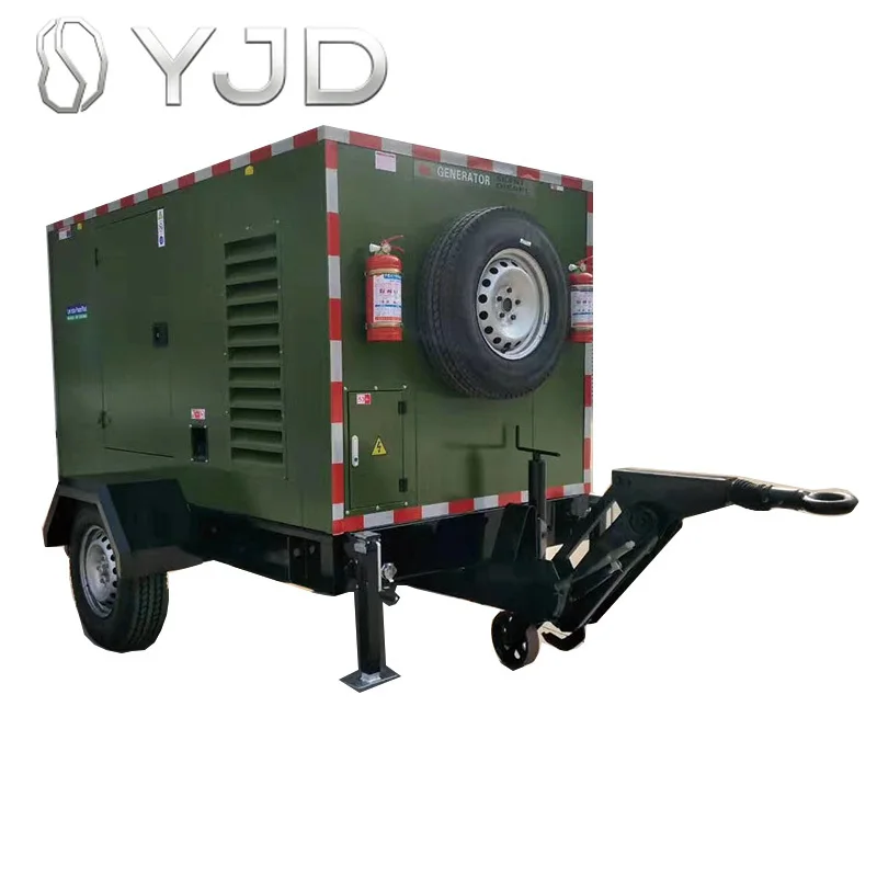 Hot Sale 100kw Mobile Trailer Type/ Slient Type Diesel Generator 50hz/60hz Diesel Generator Sets