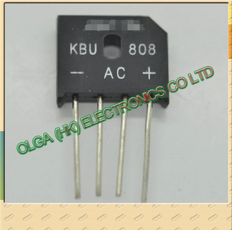 KBU808 KBU8K flat bridge rectifier bridge pile bridge 800V / 8A quality