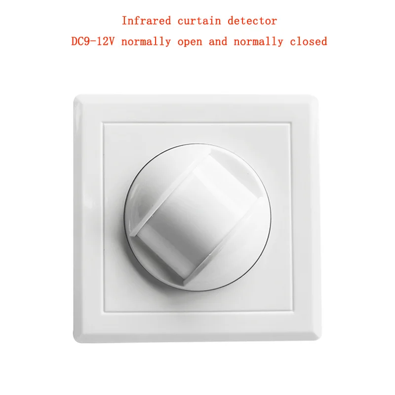 Human Body Motion Plug-in Door and Window Alarm Wired Ceiling Curtain Infrared Detector 86 Boxes Embedded Intrusion Detection