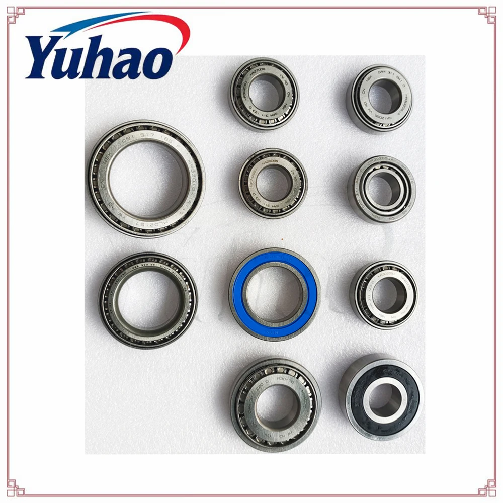 Brand new 0AM DQ200 OAM 7Speed DSG Automatic Transmission Gearbox Dual Clutch 10Pcs Bearings kit For VW Golf Skoda