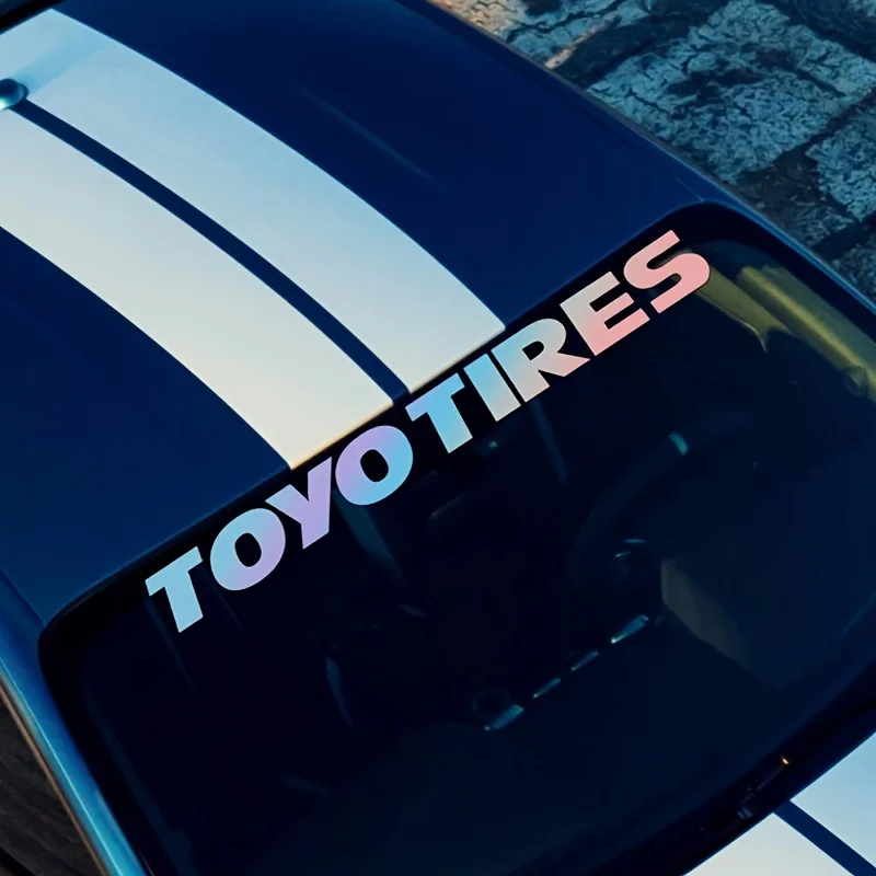 1PC Performance Tire Text Car Stickers Waterproof Vinyl Decals for Auto Window Motorcycle Helmet Decor