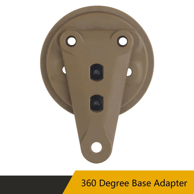 

360 Degree Freely Adjustable Base Adapter, Multiple Combinations, Suitable for Various Gun Holsters, Nylon Material