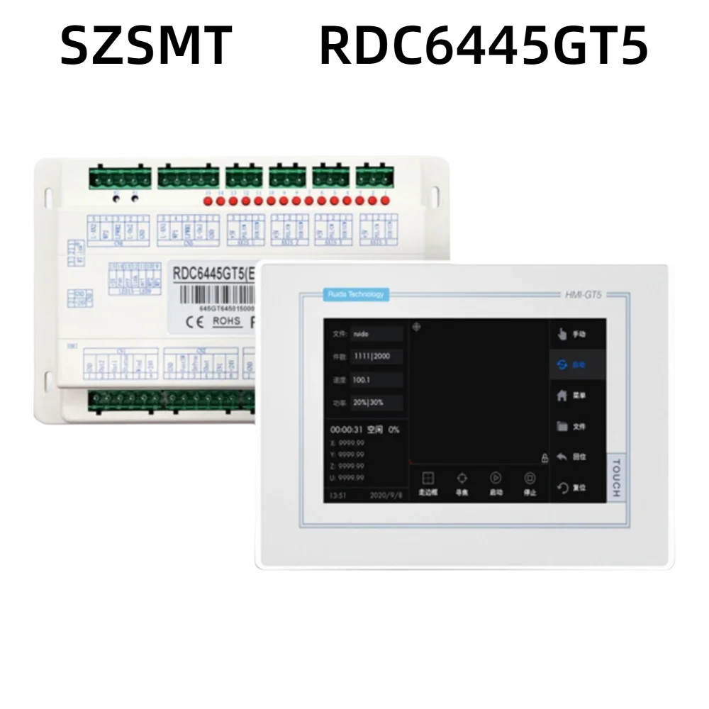 

Усовершенствованная автономная система управления лазером Ruida с 5/7-дюймовым сенсорным экраном RDC6445GT для лазерных гравировальных и режущих станков с CO2-лазером