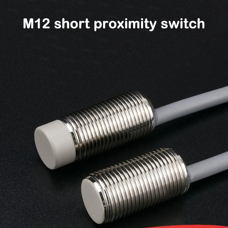 PioneerDetect Sensor M12 short proximity switch sensor three-wire NPN normally open PNP normally closed metal induction switch