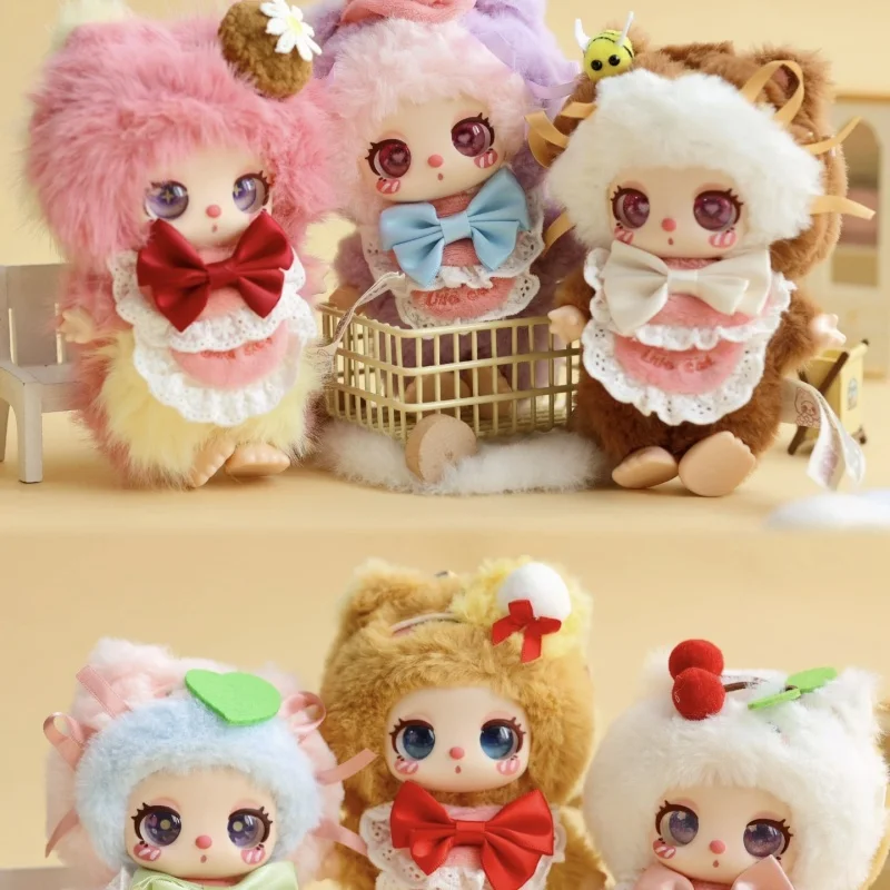 

Liila Chef Kitten Series V4 Blind Box Plush Doll Kawaii Cute Pendant Ornament Mystery Gift for Girls Birthday Trendy Toy