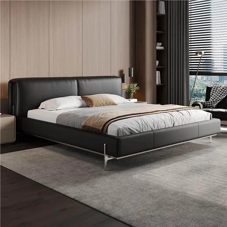 

*Double Deck Bed Princess Castle Leather Frame Girls Modern king Size Frame California king