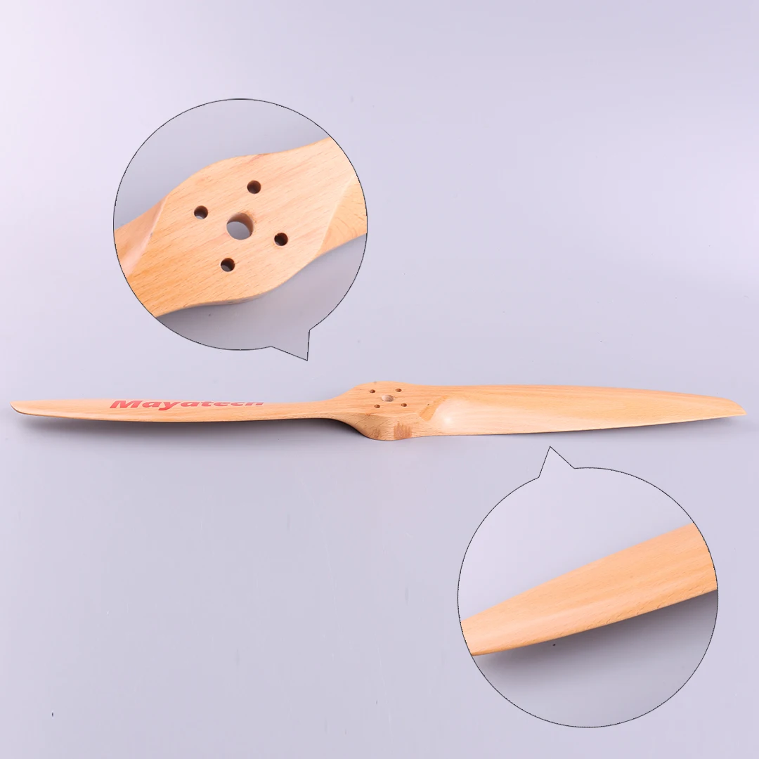 Mayatech 23 × 10 Propeller High-Efficiency Beech Wood Oil Propeller for RCGF DLE55RA 61 65 Aircraft Model Gasoline Engine