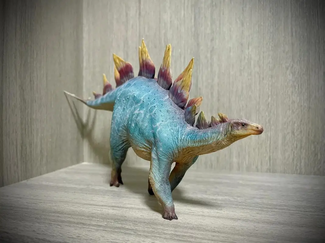 HaoLongGood 三銃士ジュラ紀ステゴサウリアモデルおもちゃ恐竜動物フィギュア玩具モデルギフト