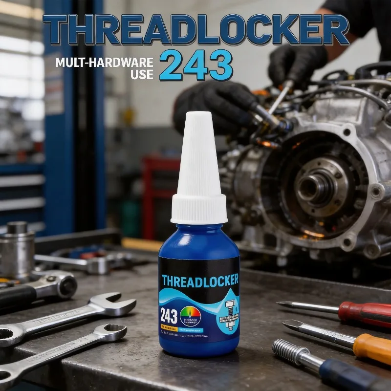Anaerobic Screw Glue Thread Locker New Strong Anti-slip Fastening High and Low Strength High-Temperature-Resistant Removable 10g