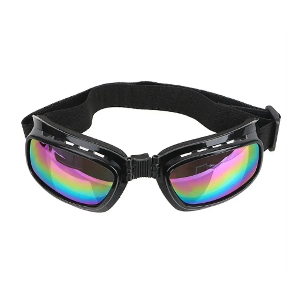 

Sports Goggles Windproof Cycling Glasses Vintage Foldable Snowboard Goggles Multifunctional Adjustable Motorcycle Glasses Riding