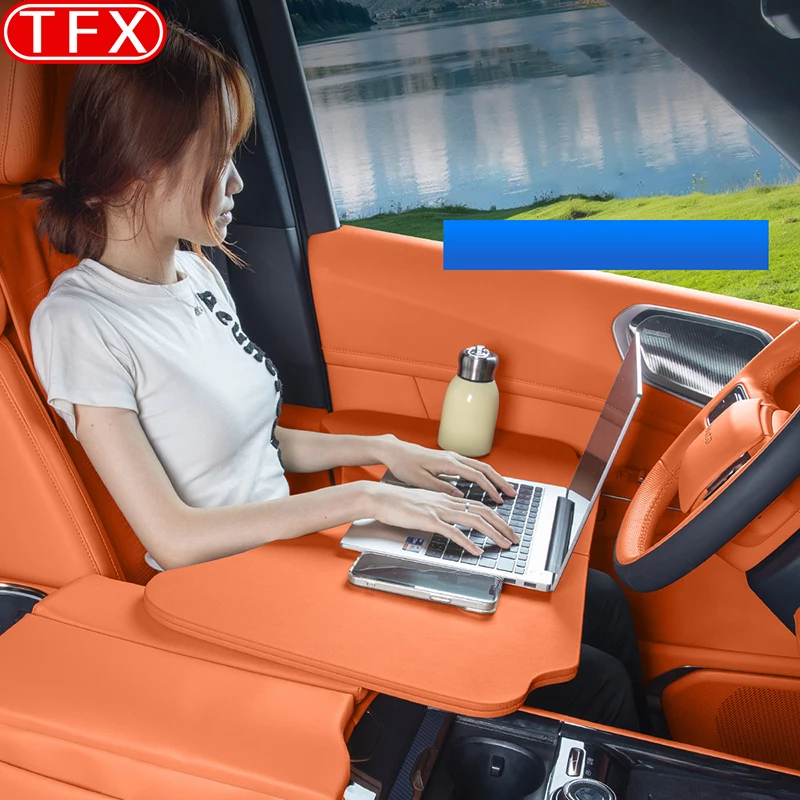 For Lynk&co 900 2025 Car Folding Small Table Front & Rear Multifunctional Computer Desk & Dining Table Auto Interior Accessories