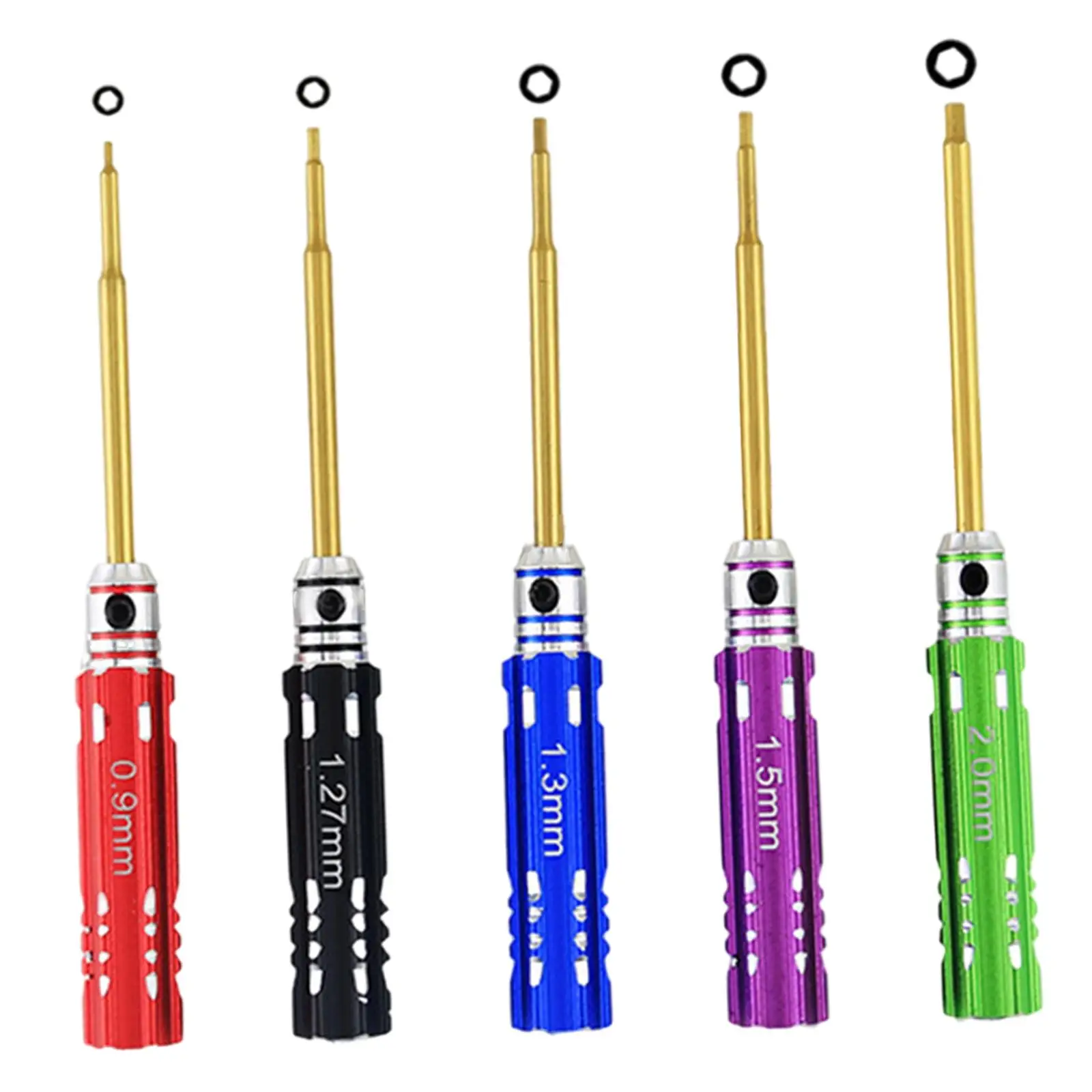 

Hex Screw Driver Repair Set for RC Equipment Repair 0.9mm 1.27mm 1.3mm 1.5mm 2.0mm