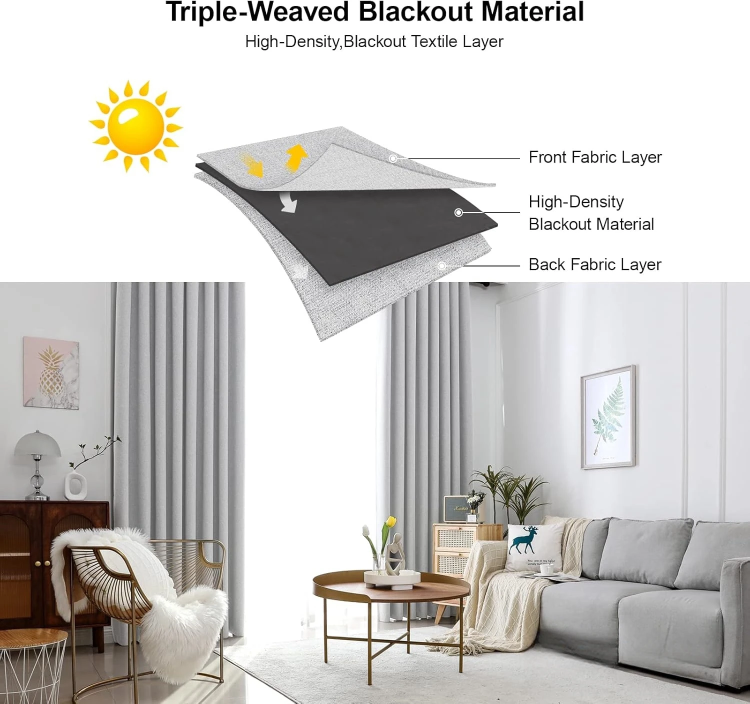 

350m Height Solid Color Living Room Curtains 310CM Length 100% Blackout For Faux Linen Bedroom High Ceiling Window Curtain