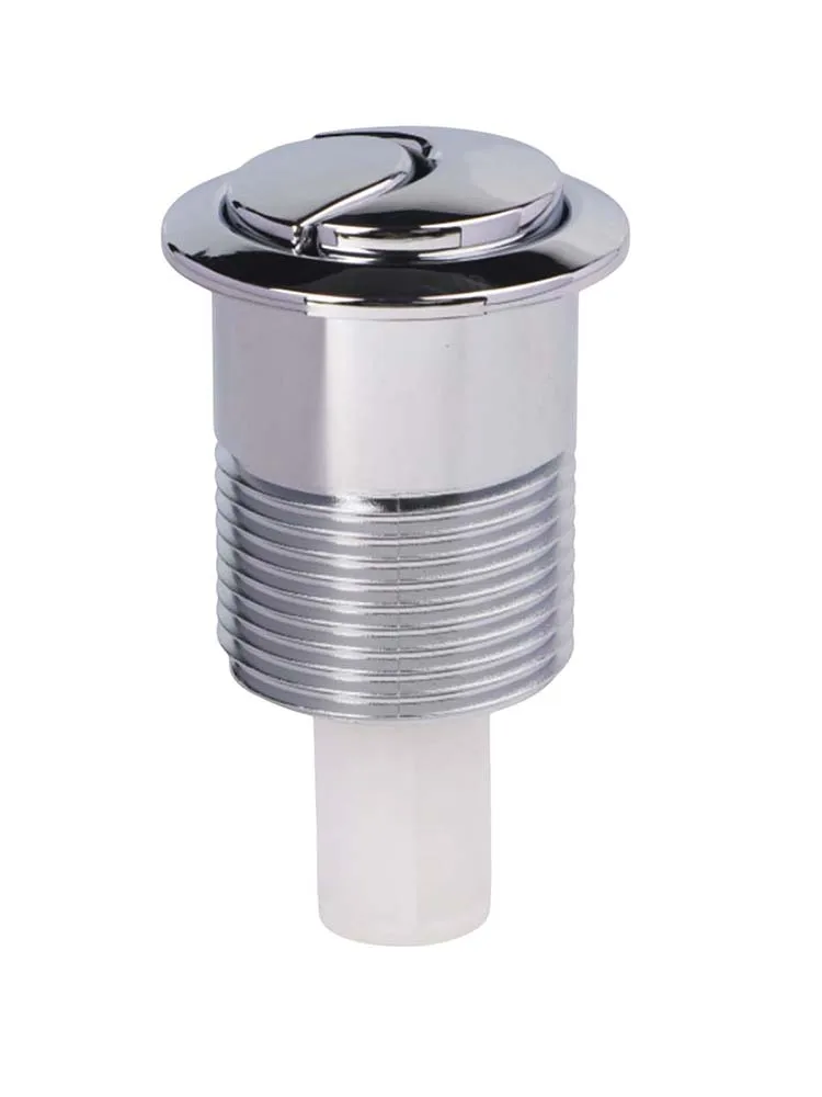 1Pc Chrome Dual Flush Cistern Push Button For Siamp 45 ABS Toilet Tank Switch Replacement For Model 34455009 85x48m