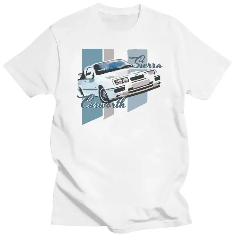 2021 2021Est American Classic Car Sierra Cosworth Classic Car T-Shirt New Men\'S T-Shirt Tee White High Quality Print For DAD 100